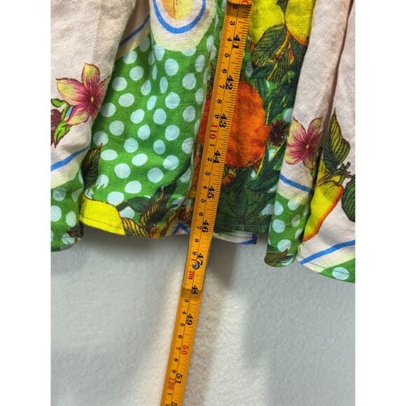 ALÉMAIS Lemonis Midi Dress Floral Travel Baby Shower Sundress Size 4 Retail $595 - Picture 11 of 13